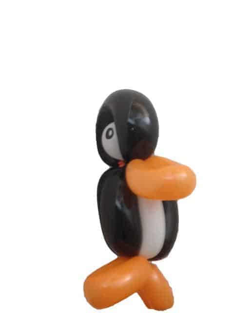 Pinguin als Luftballontiere