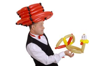 Luftballonfiguren für Firmenfeier mit dem Ballonkünstler - Truthahn