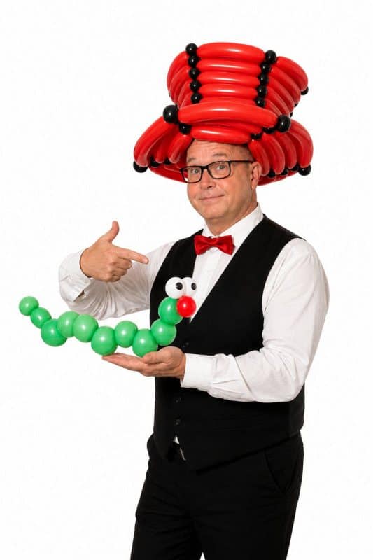 Ballonmodellieren - eine Raupe